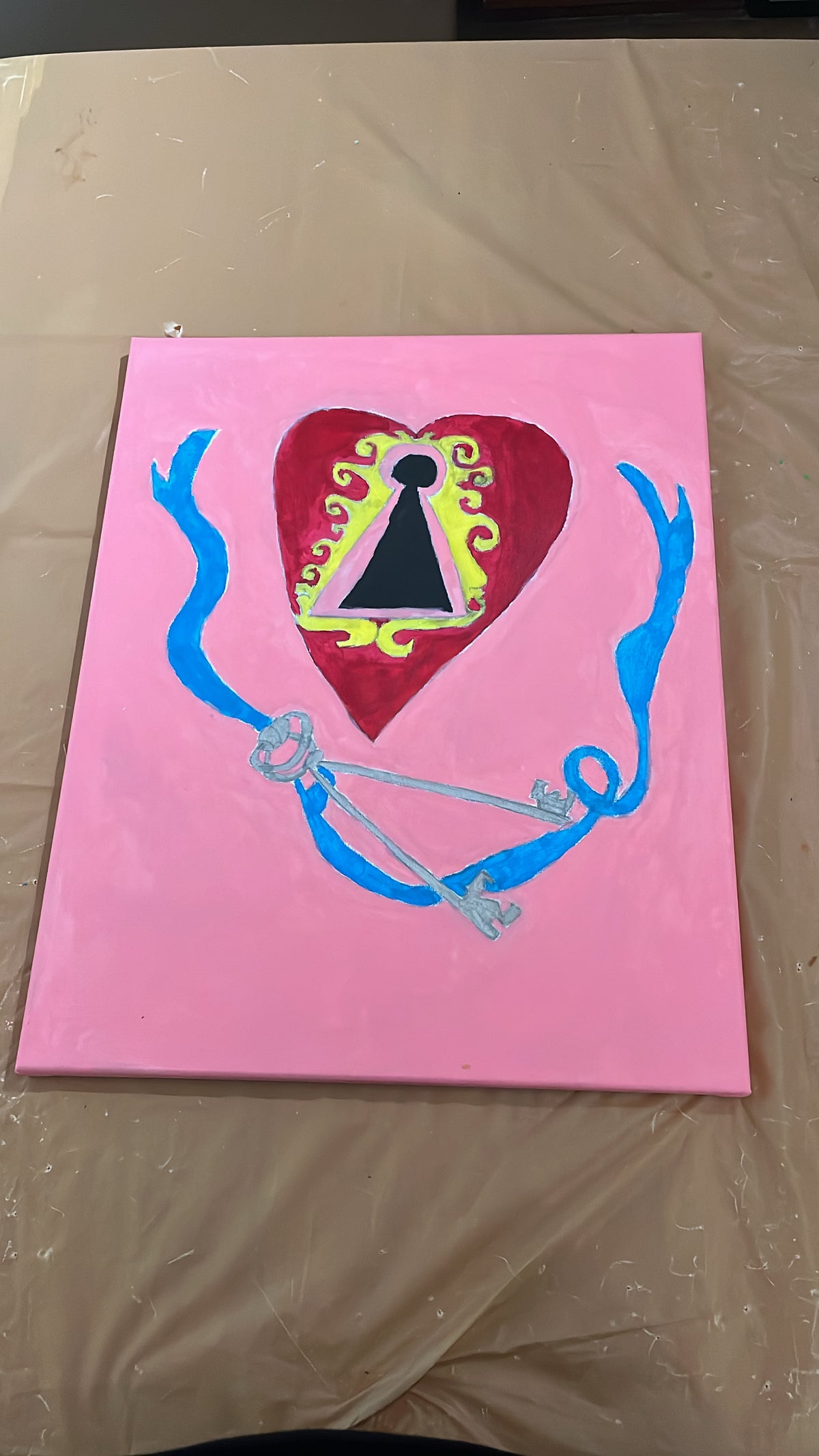Key To My Heart painting