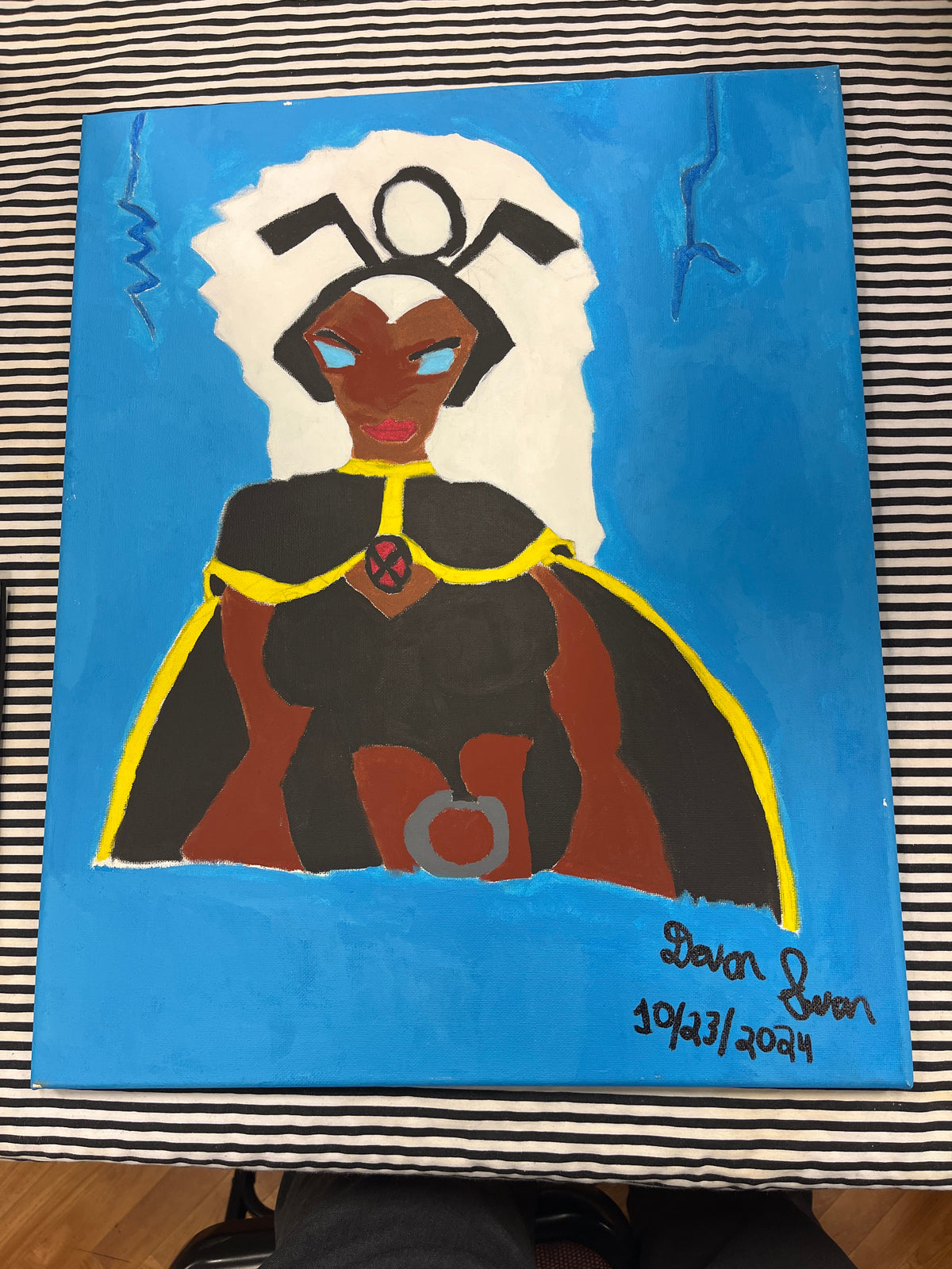 Storm X-Men painting