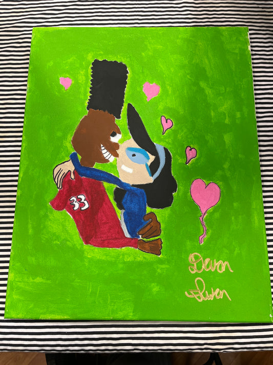 Gerald & Phoebe painting