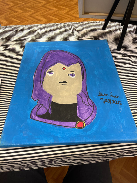 Raven painting