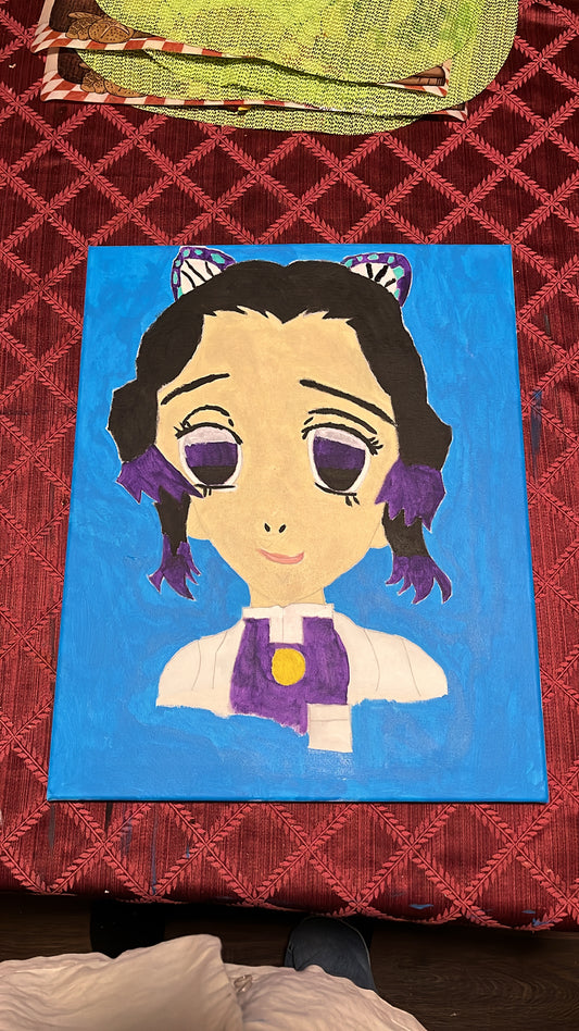Shinobu painting