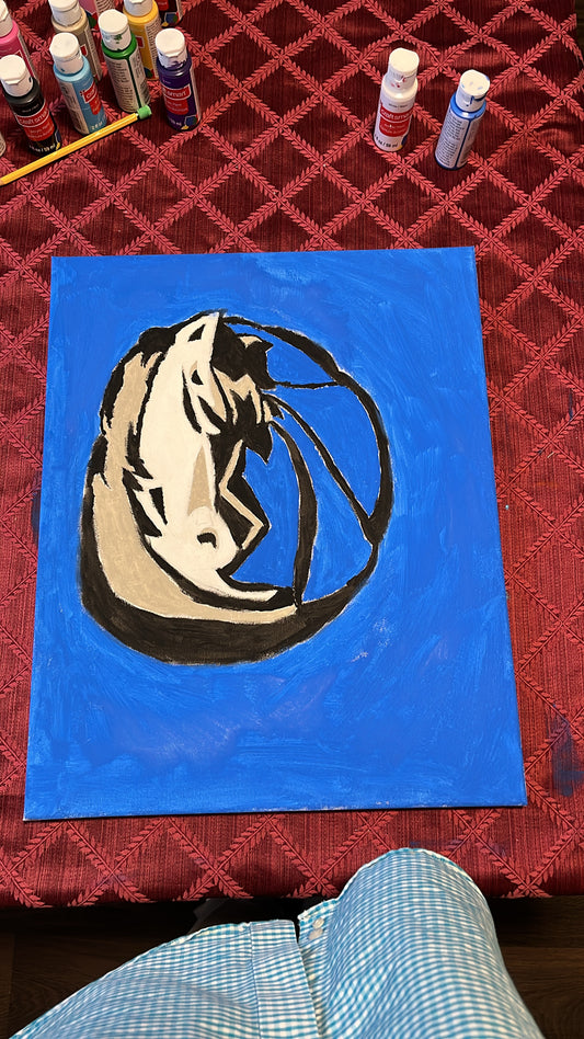 Dallas Mavericks painting