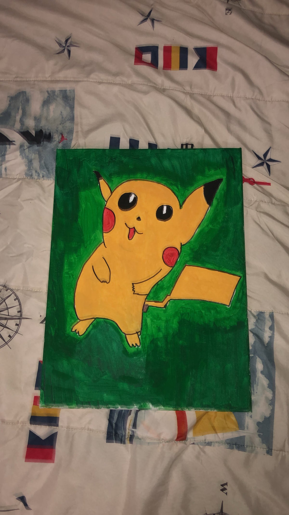 Pikachu painting
